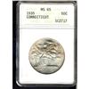 Lot 0929 1935 Connecticut 50C ANACS MS65