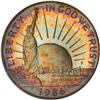 Image 1 : Lot 0980 1986-S Statue of Liberty 50C PCGS PF68 DCAM