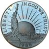 Image 1 : Lot 0981 1986-S Statue of Liberty 50C PCGS PF67 DC