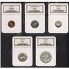 Image 1 : Lot 1003 1940 Proof Set NGC Certified PF64 to PF67