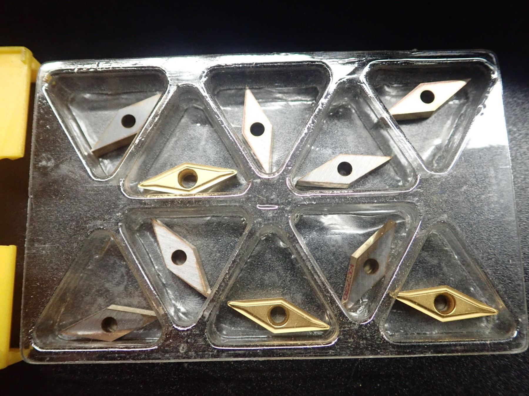 New Kennametal Carbide Inserts, P/N: VBMT221LF KC730
