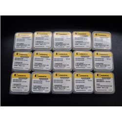 New Kennametal Carbide Inserts, P/N: SDR100031E1W4 KD1410