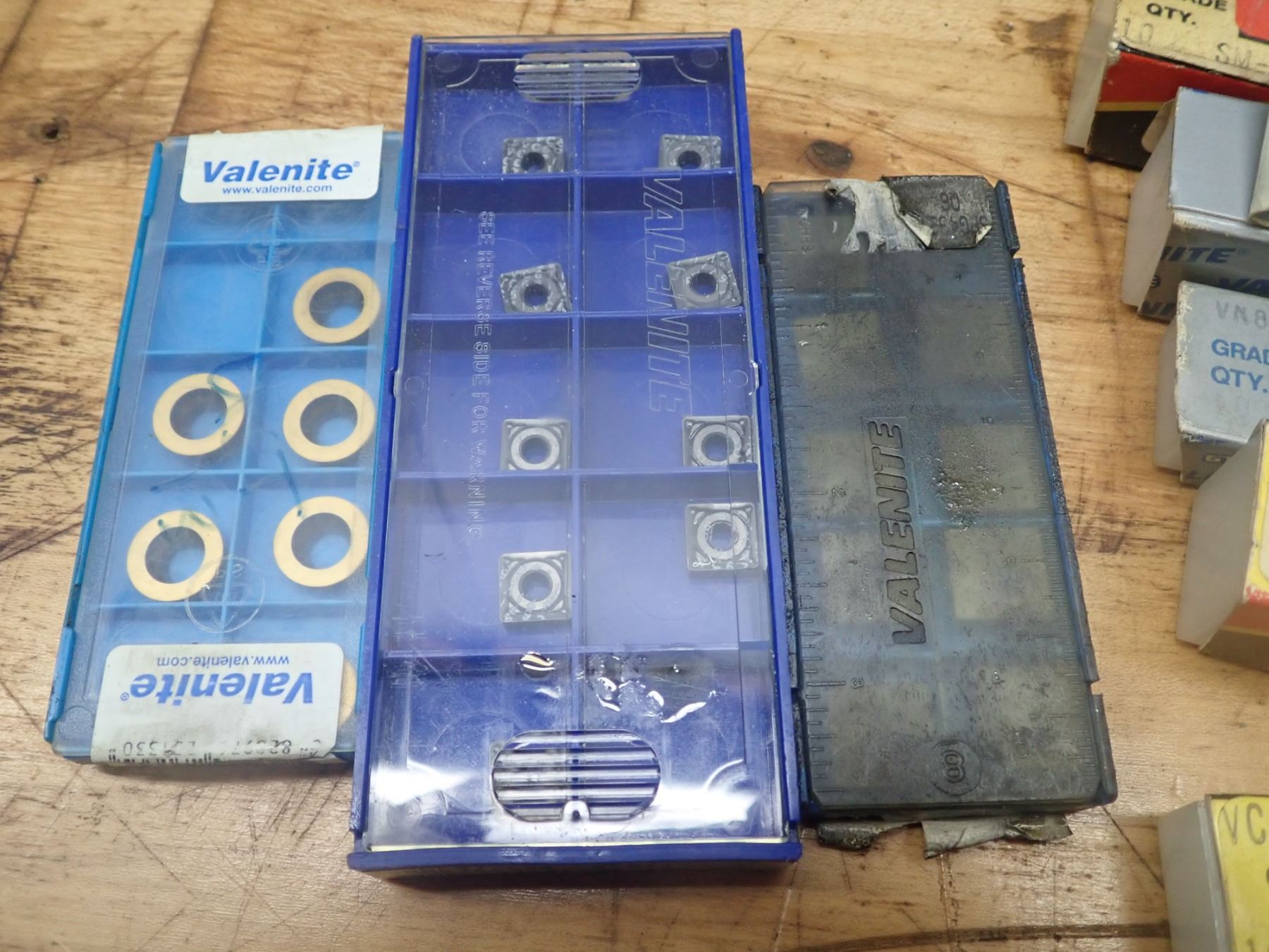 Lot of New Misc Valenite Carbide Inserts