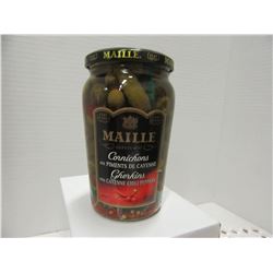 MAILLE GERKINS WITH CHILLI PEPPERS (400 ML) - PER JAR