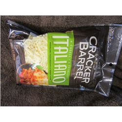 CRACKER BARREL 4 CHEESE ITALIANO SHREDDED CHEESE (320 G) - PER BAG