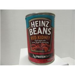 HEINZ RED KIDNEY CHILI STYLE BEANS WITH ONION & GARLIC SEASONING (398 ML) - PER CAN