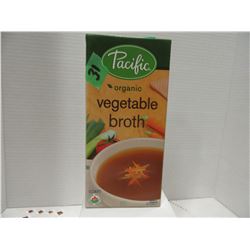 PACIFIC VEGETABLE BROTH (ORGANIC) (1L) - PER CARTON