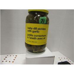 NN BABY DILLS WITH GARLIC (1 L) - PER JAR