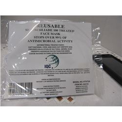 PACKAGE OF 2 REUSABLE FACE MASKS