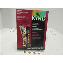 KIND CASHEW RASPBERRY & CHIA GRANOLA BARS (4 X 40 G) - PER BOX