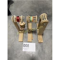 Lot of 3 Ice Fishing Rods