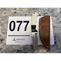 Chipaway Cutlery Bone Handled Knife & Leather