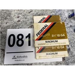 3 Boxes of Federal Magnum 3.5'' 120 Gauge S