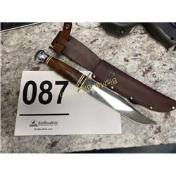 Ka-Bar Knife & Leather Sheath #1236