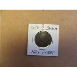 1898 ENGLAND HALF PENNY