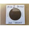 Image 1 : 1928 ENGLAND PENNY