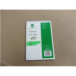 BUNDLE OF SIX STENO NOTE BOOKS
