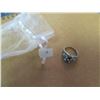 Image 1 : 10 KT WHITE GOLD FILLED AMETHYST & BLUE TOPAZ RING