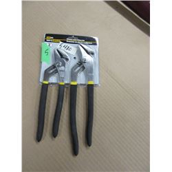SET OF 12" & 10" GROOVE PLIERS - PER SET