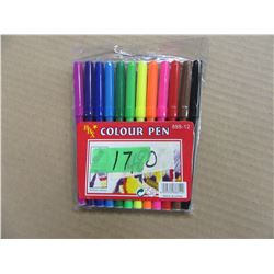 SET OF 12 COLOR PENS - PER SET