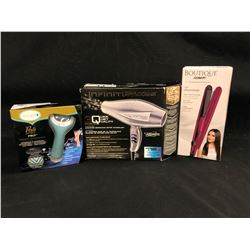 CONAIR INFINITI PRO HAIR DRYER, CONAIR BOUTIQUE 1 1/4  STRAIGHTENER