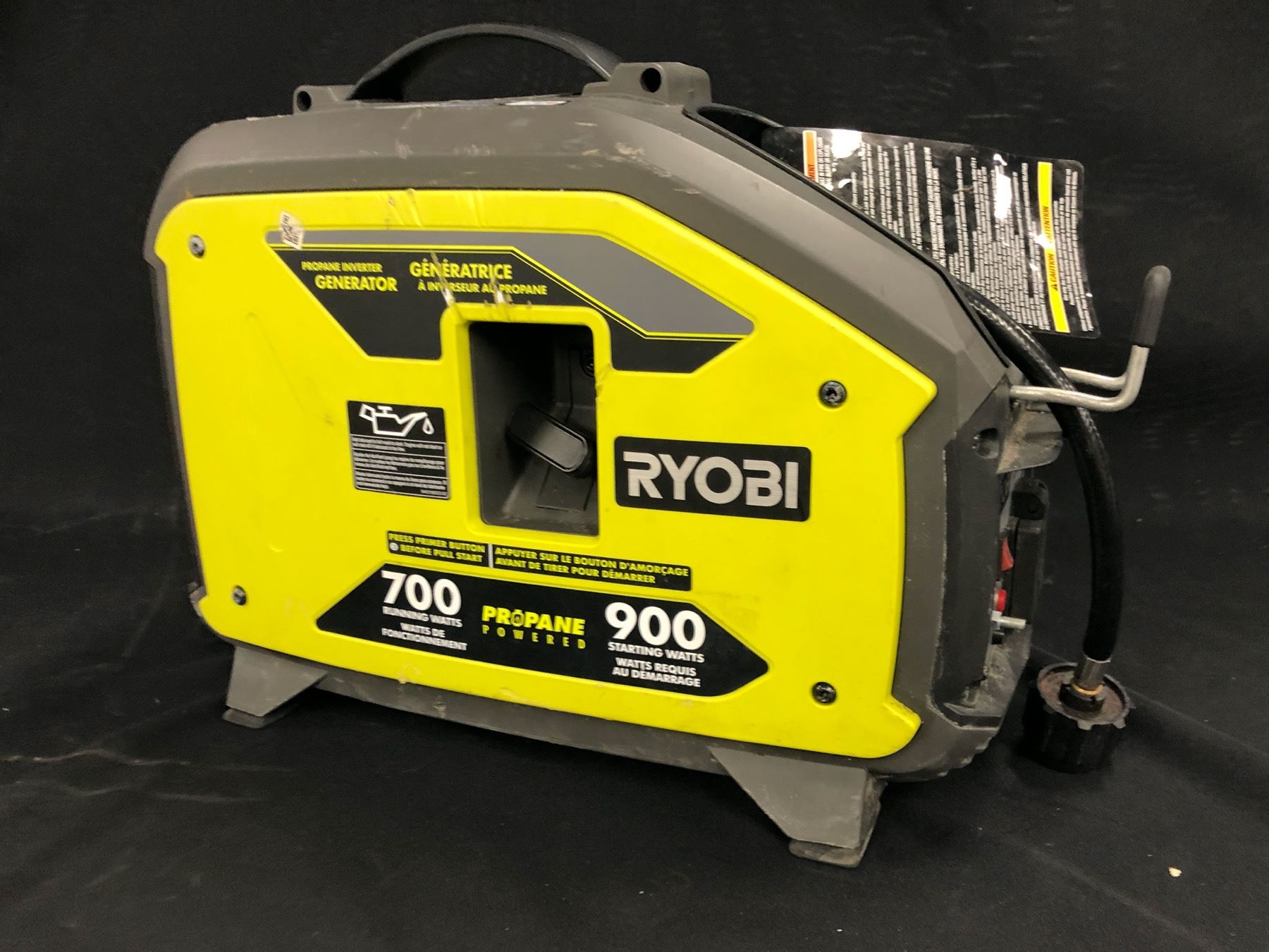 ryobi 900 starting watt propane powered inverter generator