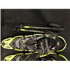 Image 2 : PAIR OF MOUNTAIN PROFILE 930 SNOW SHOES WITH POLES