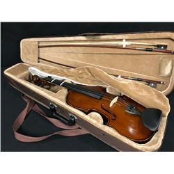 VIOLIN WITH TWO BOWS AND CASE