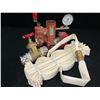 Image 1 : FIRE HOSE WITH 1.5" CONNECTORS, FIRELOCK SHUT OFF VALVE/REGULATOR AND LARGE SHUT OFF VALVE