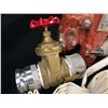 Image 2 : FIRE HOSE WITH 1.5" CONNECTORS, FIRELOCK SHUT OFF VALVE/REGULATOR AND LARGE SHUT OFF VALVE