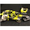 Image 1 : 7 RYOBI CORDLESS TOOLS INC. P320 BRAD NAILER, P515 RECIPROCATING SAW, P516 RECIPROCATING SAW,