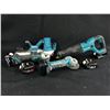 Image 1 : 4 MAKITA TOOLS INC. DJR186 RECIPROCATING SAW, 4 1/2" GRINDER, DGA455 OSCILLATING MULTI-TOOL, DPB182