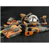 Image 1 : 7 RIDGID TOOLS INC. R8693 FLASHLIGHT, R8642 RECIPROCATING SAW, R86042 GRINDER, R86035 HAMMER DRILL,