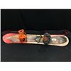 Image 1 : DC SNOWBOARD, SUPERNANT 154 CM WITH NITRO PHANTOM BINDINGS AND DAKINE SOFT SHELL CASE