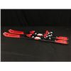 Image 1 : PAIR OF ATOMIC REDSTER J2 120 CM SKIS