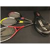 Image 1 : 3 TENNIS RACQUETS INC. HEAD, AND 2 HALEX RACQUETS, COMES WITH 1 RACQUET BAG