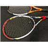 Image 2 : 4 TENNIS RACQUETS INC. HEAD, 2 WILSON RACqUETS, AND PRINCE, COMES WITH 1 RACKQUET CASE