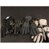 Image 1 : 4 PAIRS OF GLOVES INC. RIPZONE, WINDRIVER, AND DEERSKIN