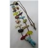 Image 2 : 32 ZUNI FETISH NECKLACE CARVED STONE ANiMAL HEISHI