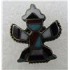Image 3 : KNIFE WING DANCER PIN STERLING SILVER ZUNI