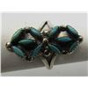 Image 2 : WEE NEEDLEPOINT TURQUOISE RING STERLING SILVER