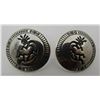 Image 1 : KOKOPELLI EARRINGS STERLING SILVER HOPI NAVAJO