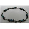 Image 5 : EA PETIT PT TURQUOISE LINK BRACELET STERLING SILVE