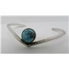 Image 4 : C SPIDERWEB TURQUOISE CUFF BRACELET STERLING SILVE