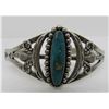 Image 1 : FRED HARVEY ERA TURQUOISE CUFF BRACELET STERLING