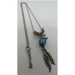 IFS MARK TURQUOISE NECKLACE STERLING SILVER