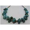 Image 2 : GEM TURQUOISE HEISHI STERLING SILVER BEAD NECKLACE