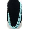 Image 3 : TURQUOISE NECKLACE STERLING SILVER NAVAJO PEARL