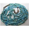 Image 4 : TURQUOISE NECKLACE STERLING SILVER NAVAJO PEARL