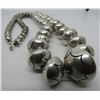 Image 4 : YAZZIE NAVAJO PEARLS NECKLACE STERLING SILVER BEAD